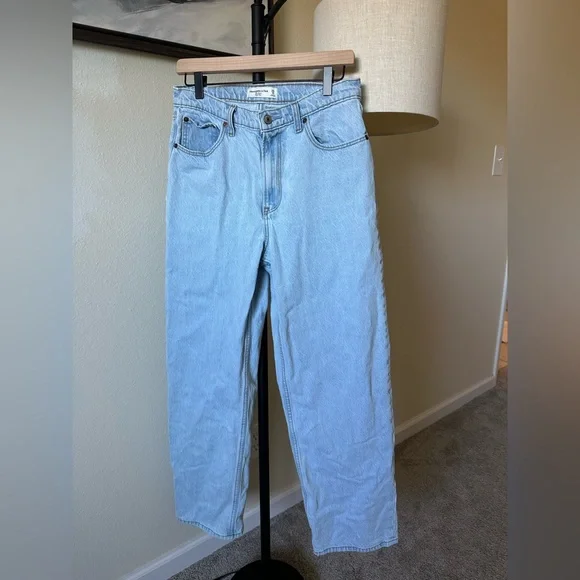 Abercrombie and Fitch The High Rise Loose Jean size 29 Regular - Picture 13 of 13